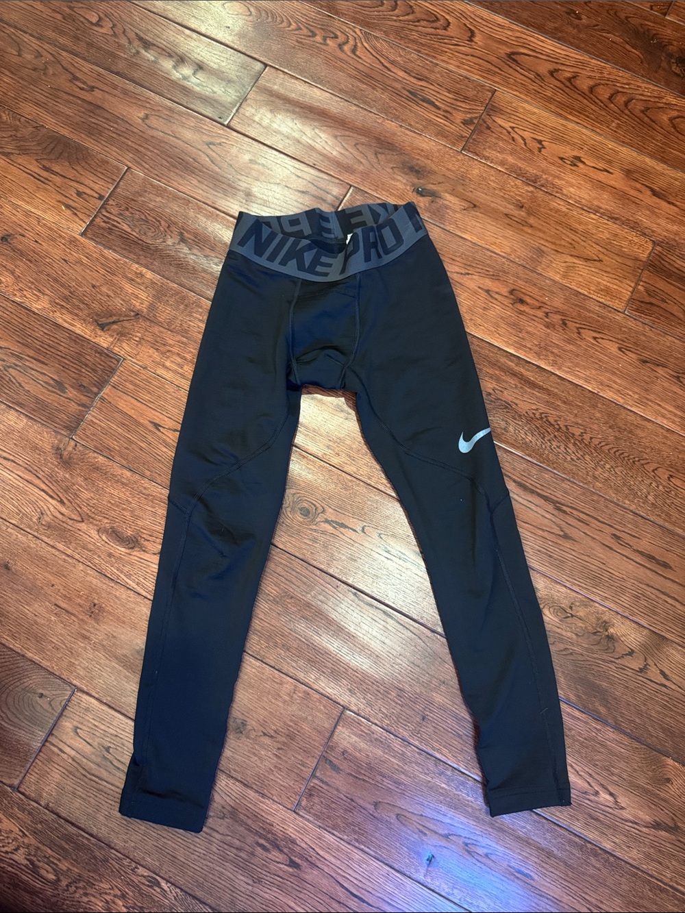 Nike Black Kids' Dri-Fit compression Leggings Youth Medium